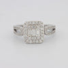 Invisible Halo Square Diamond Ring - ZIZOV DIAMONDS