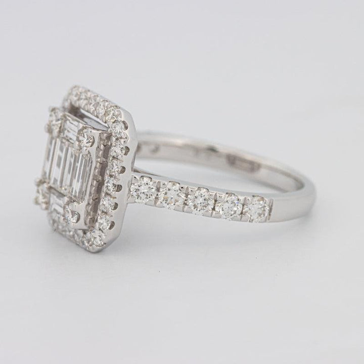 Invisible Halo Square Diamond Ring - ZIZOV DIAMONDS