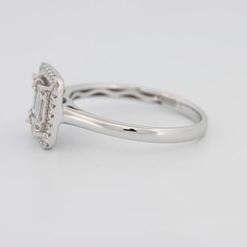 Invisible Halo Square Diamond ring - ZIZOV DIAMONDS