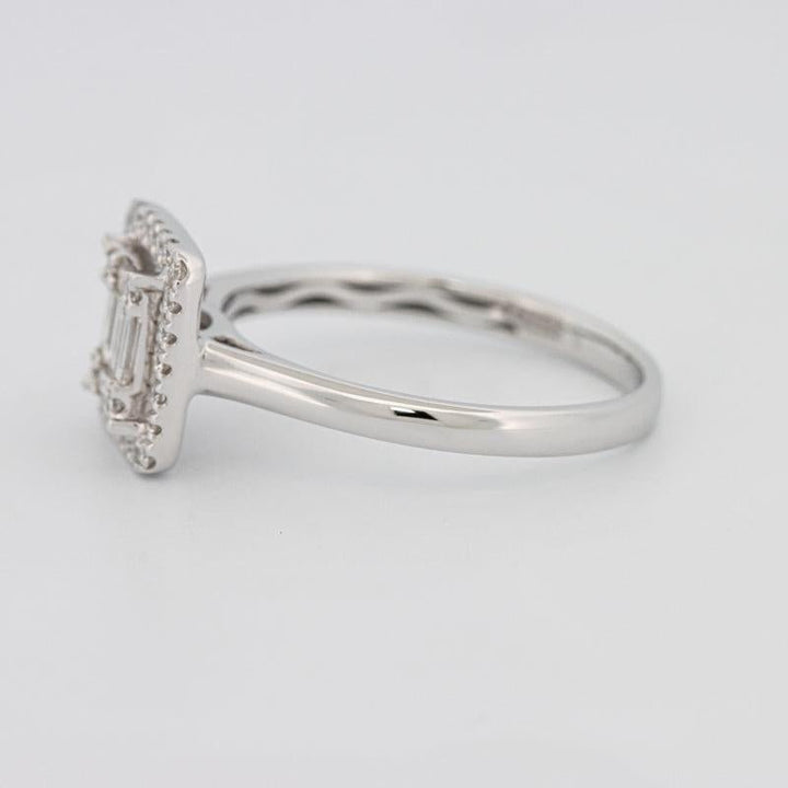 Invisible Halo Square Diamond ring - ZIZOV DIAMONDS