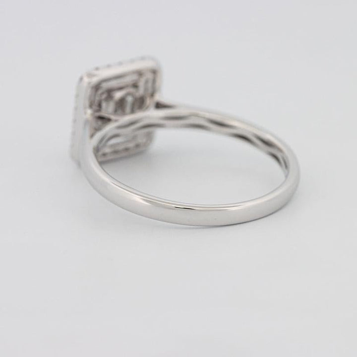 Invisible Halo Square Diamond ring - ZIZOV DIAMONDS