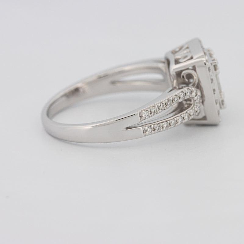 Invisible Halo Square Diamond Ring - ZIZOV DIAMONDS
