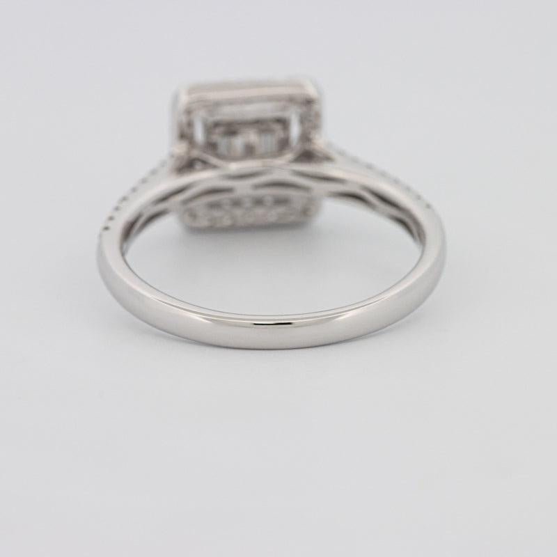 Invisible Halo Square Diamond Ring - ZIZOV DIAMONDS