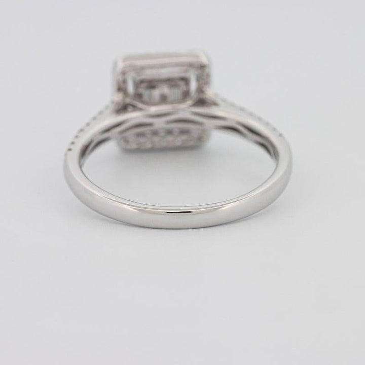 Invisible Halo Square Diamond Ring - ZIZOV DIAMONDS
