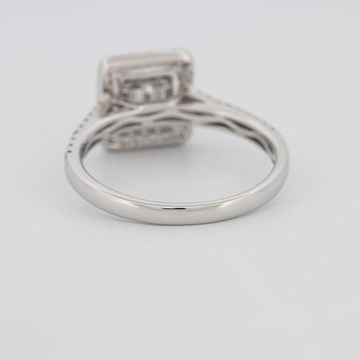 Invisible Halo Square Diamond Ring - ZIZOV DIAMONDS