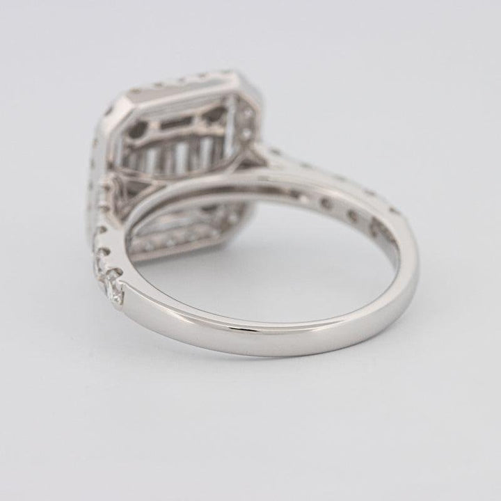 Invisible Halo Square Diamond Ring - ZIZOV DIAMONDS