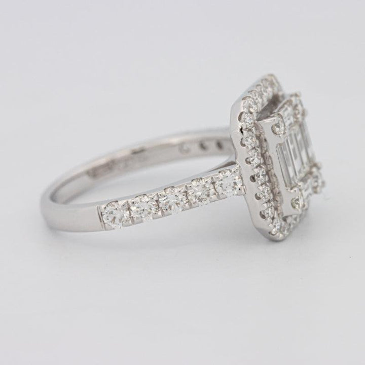 Invisible Halo Square Diamond Ring - ZIZOV DIAMONDS