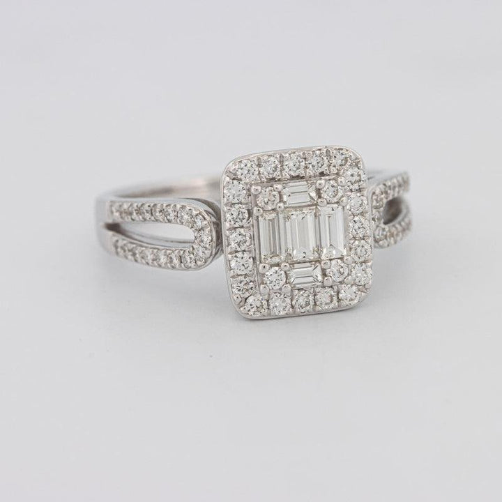 Invisible Halo Square Diamond Ring - ZIZOV DIAMONDS