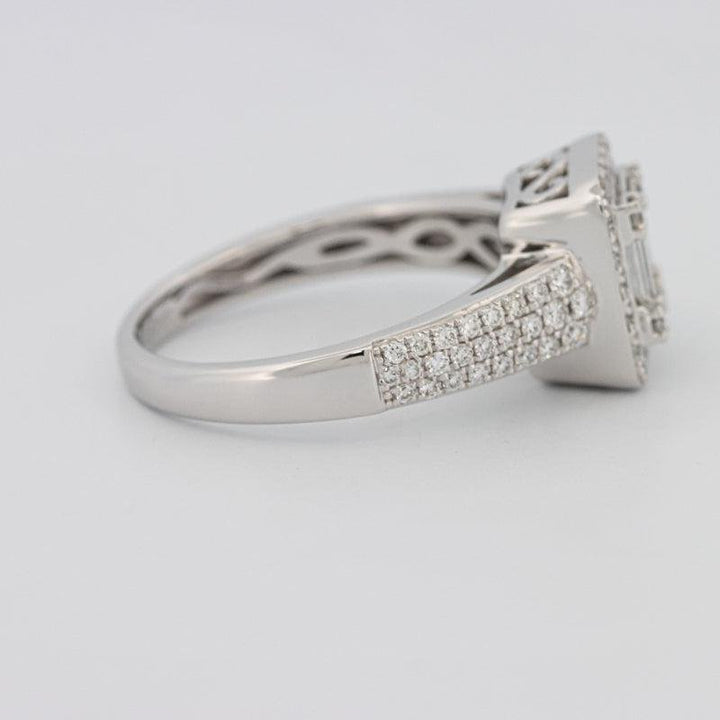 Invisible Halo Square Diamond Ring - ZIZOV DIAMONDS