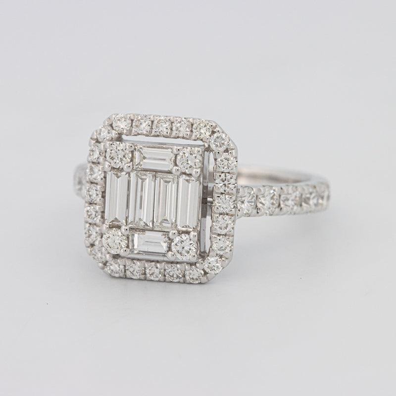 Invisible Halo Square Diamond Ring - ZIZOV DIAMONDS