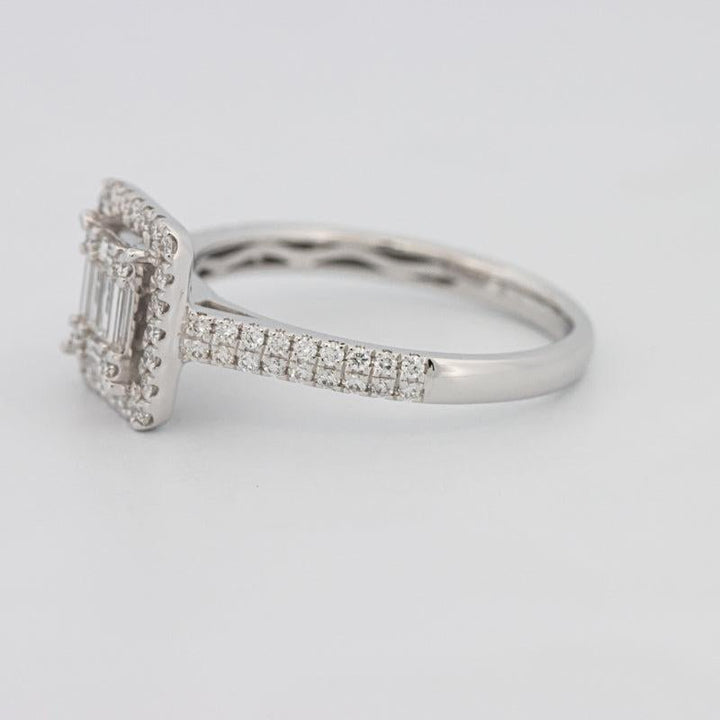 Invisible Halo Square Diamond Ring - ZIZOV DIAMONDS