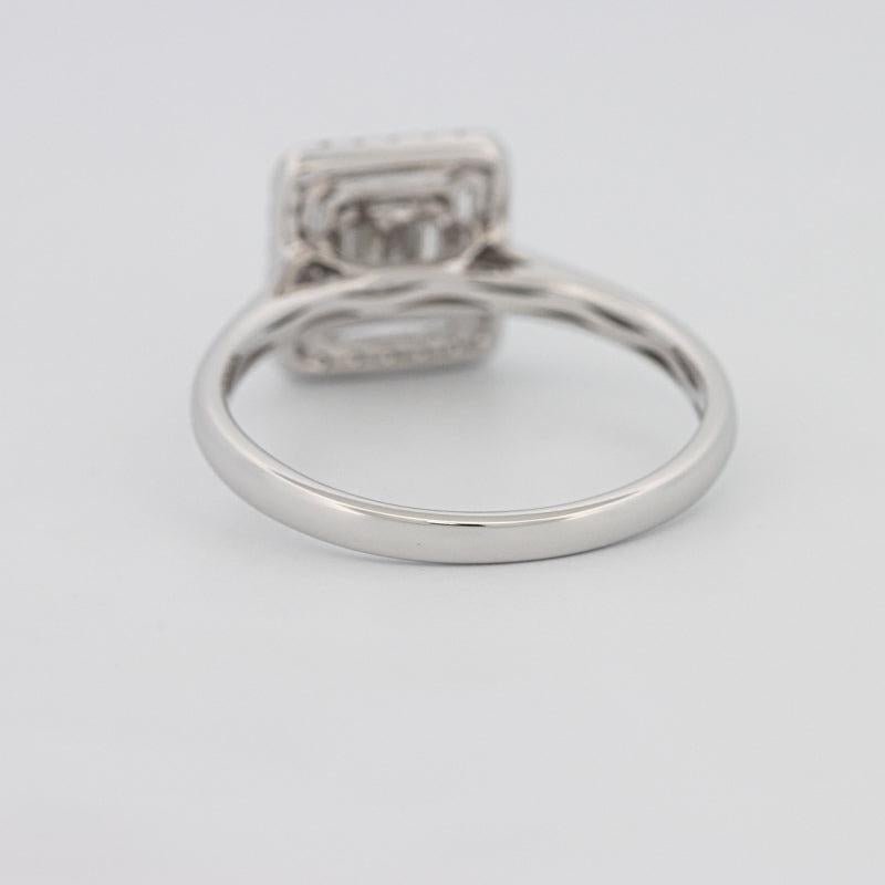 Invisible Halo Square Diamond ring - ZIZOV DIAMONDS