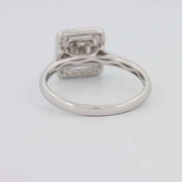 Invisible Halo Square Diamond ring - ZIZOV DIAMONDS