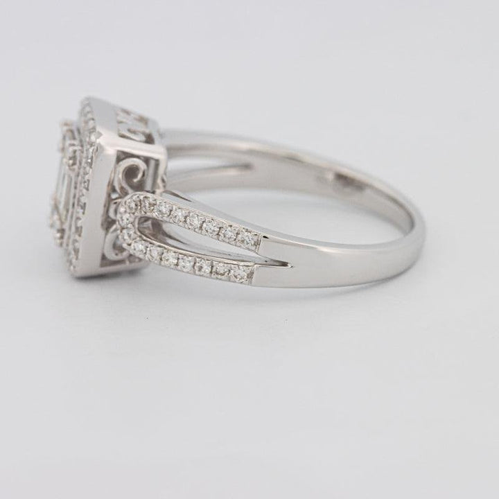 Invisible Halo Square Diamond Ring - ZIZOV DIAMONDS