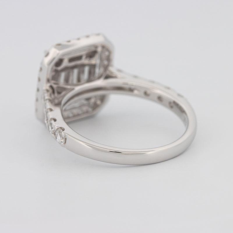 Invisible Halo Square Diamond Ring - ZIZOV DIAMONDS
