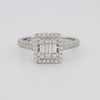 Invisible Halo Square Diamond Ring - ZIZOV DIAMONDS