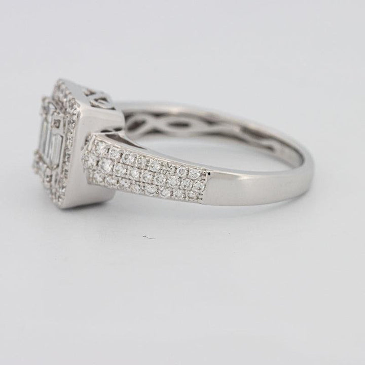Invisible Halo Square Diamond Ring - ZIZOV DIAMONDS
