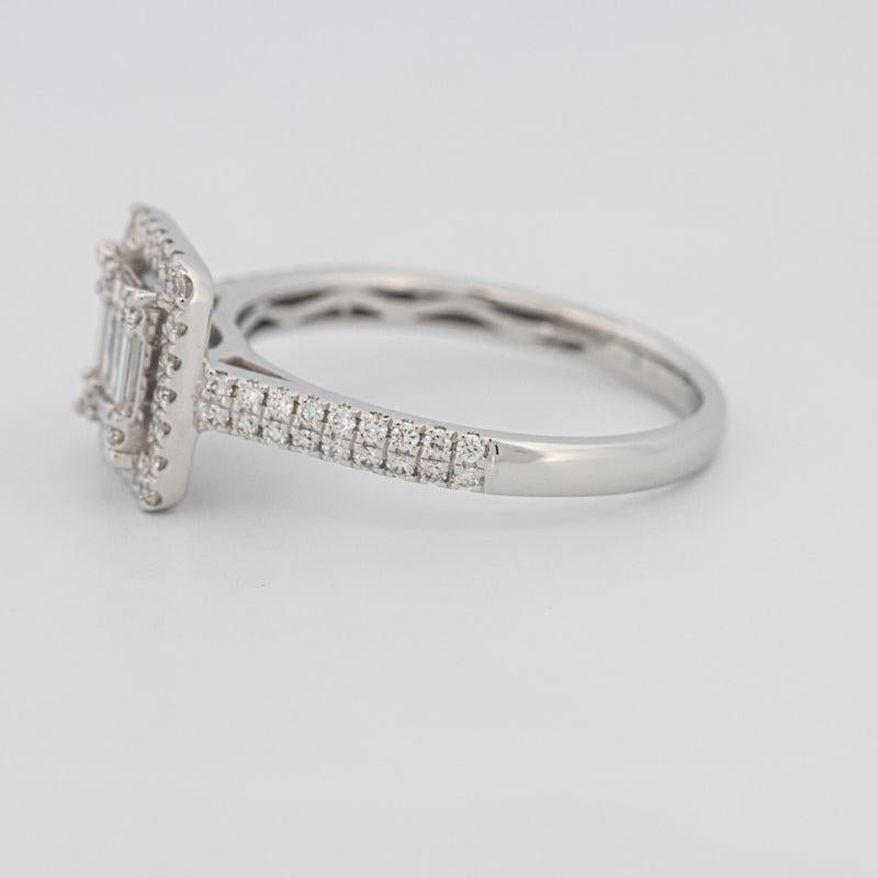 Invisible Halo Square Diamond Ring - ZIZOV DIAMONDS