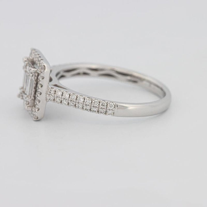 Invisible Halo Square Diamond Ring - ZIZOV DIAMONDS