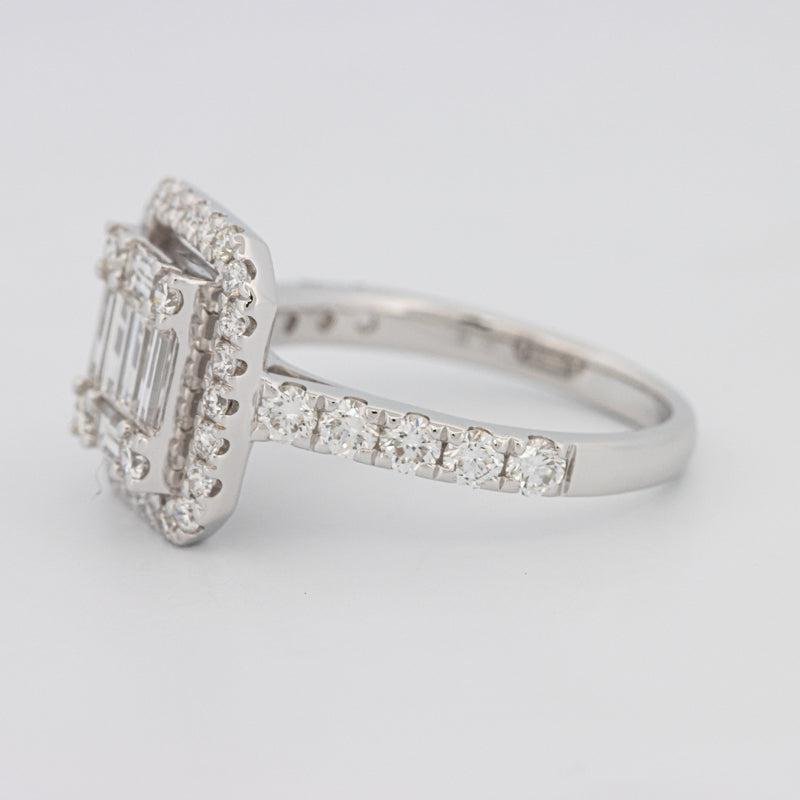 Invisible Halo Square Diamond Ring - ZIZOV DIAMONDS