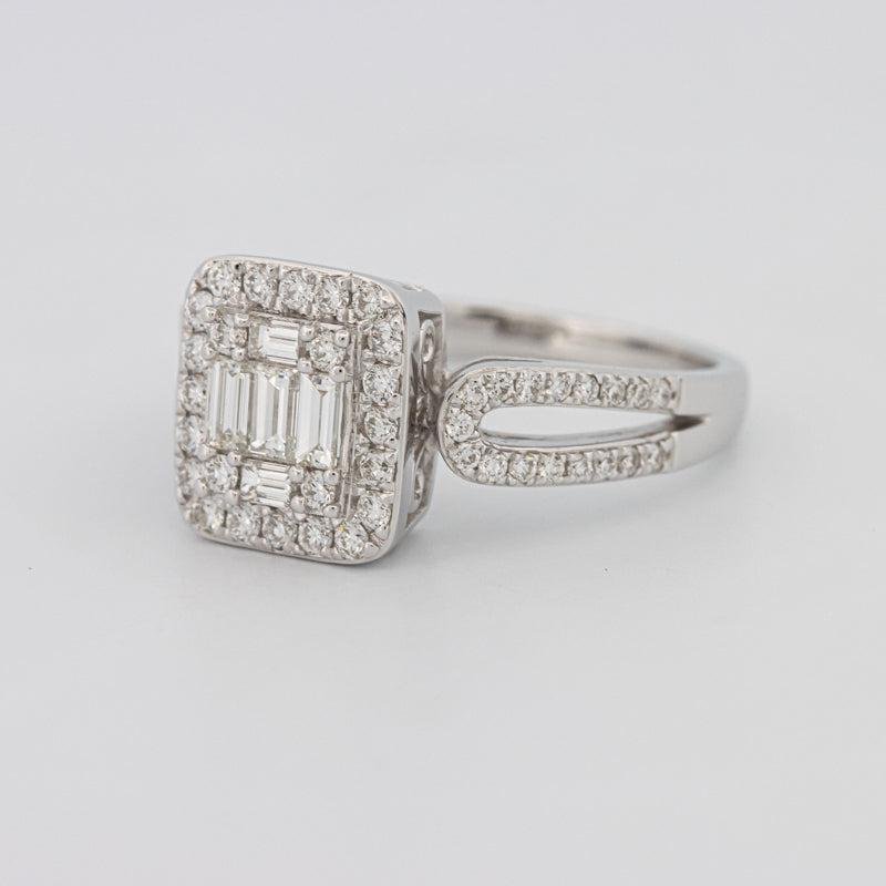 Invisible Halo Square Diamond Ring - ZIZOV DIAMONDS