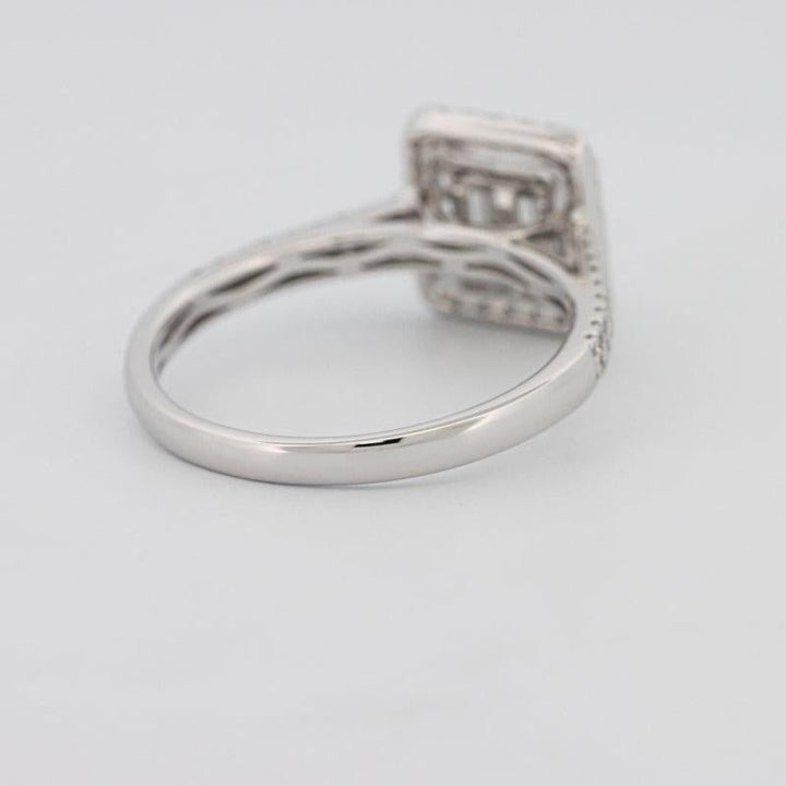 Invisible Halo Square Diamond Ring - ZIZOV DIAMONDS
