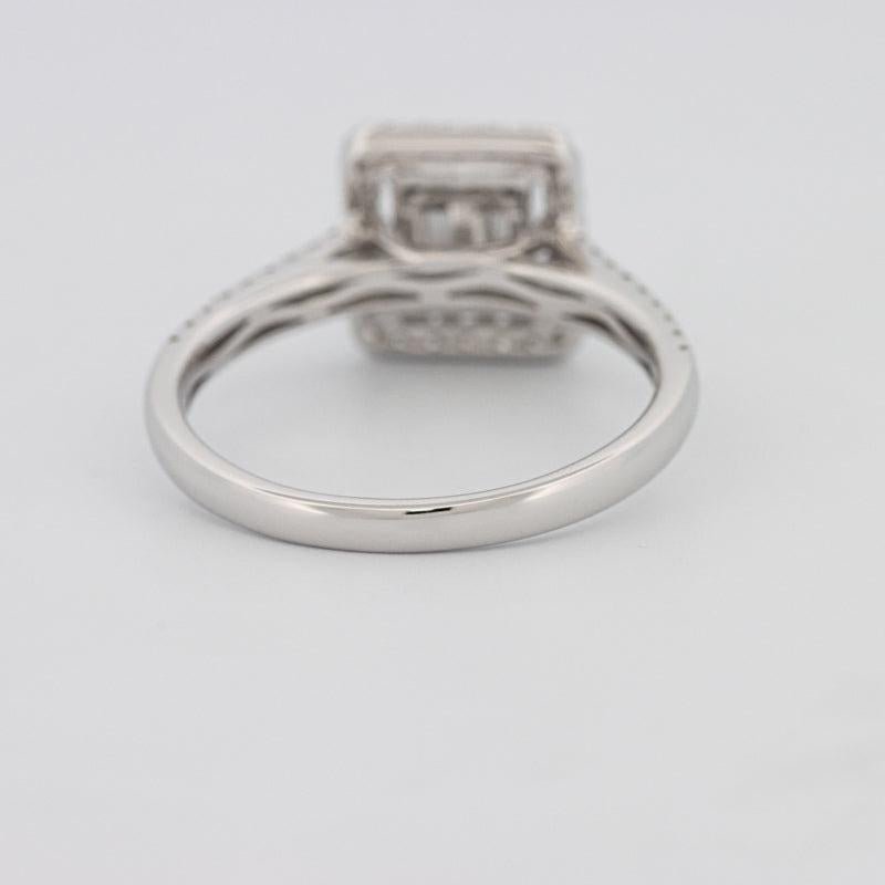 Invisible Halo Square Diamond Ring - ZIZOV DIAMONDS