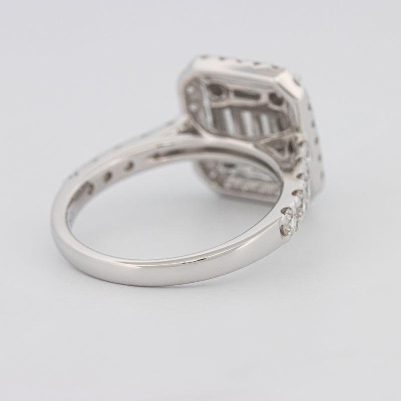 Invisible Halo Square Diamond Ring - ZIZOV DIAMONDS