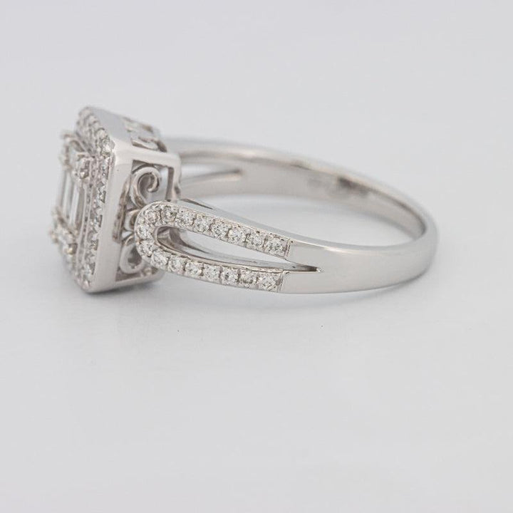 Invisible Halo Square Diamond Ring - ZIZOV DIAMONDS