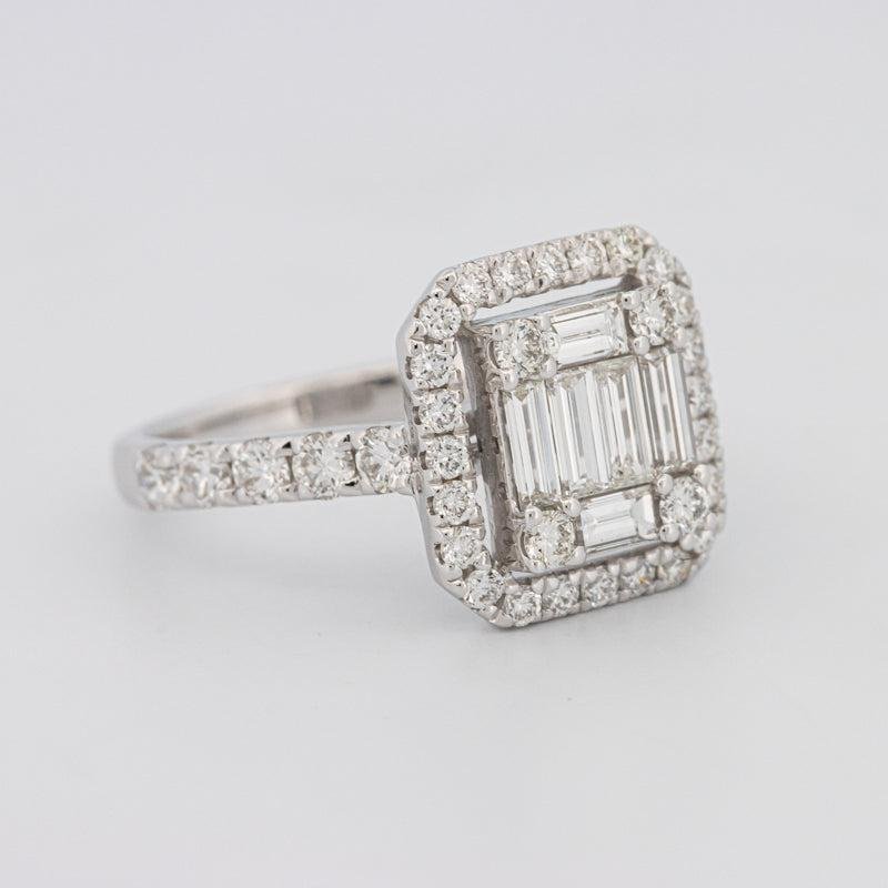 Invisible Halo Square Diamond Ring - ZIZOV DIAMONDS