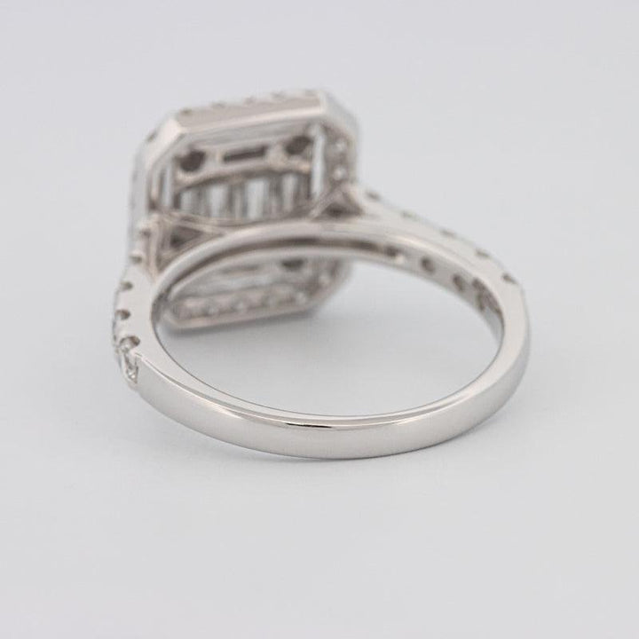 Invisible Halo Square Diamond Ring - ZIZOV DIAMONDS