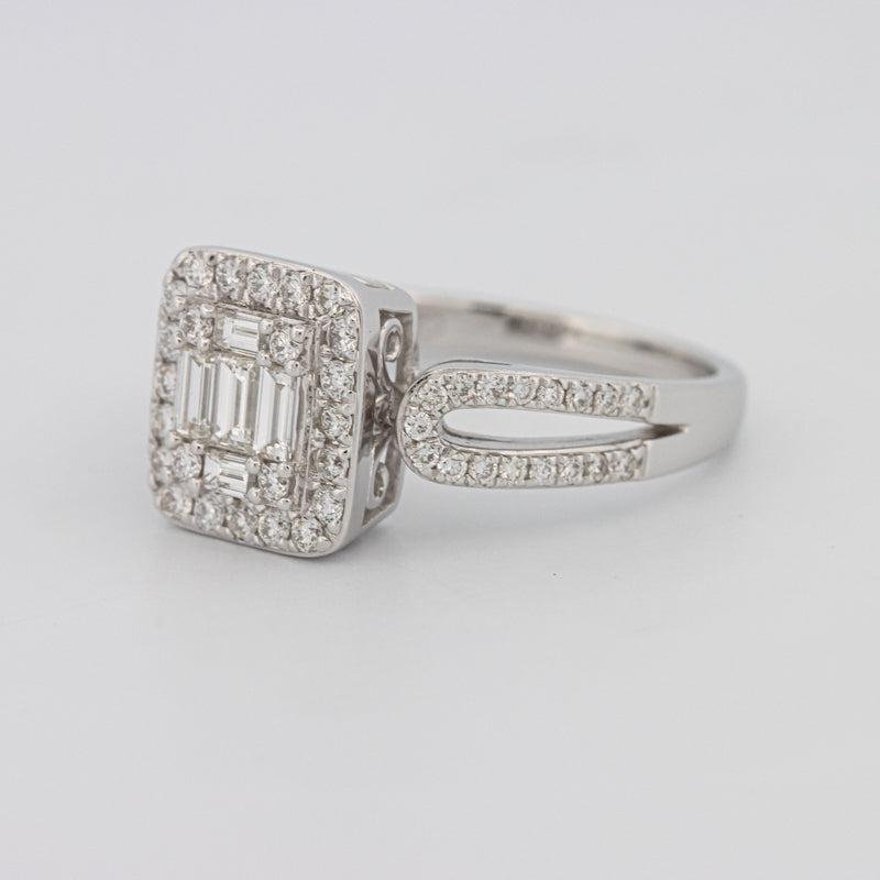 Invisible Halo Square Diamond Ring - ZIZOV DIAMONDS