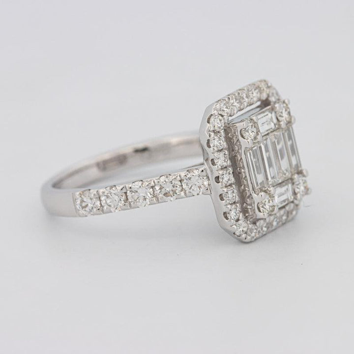 Invisible Halo Square Diamond Ring - ZIZOV DIAMONDS