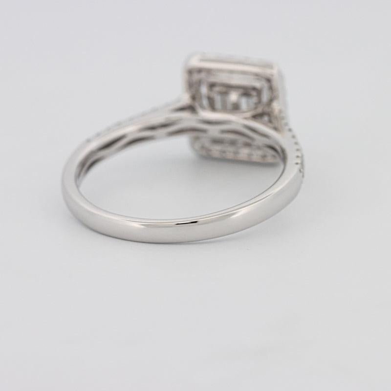 Invisible Halo Square Diamond Ring - ZIZOV DIAMONDS