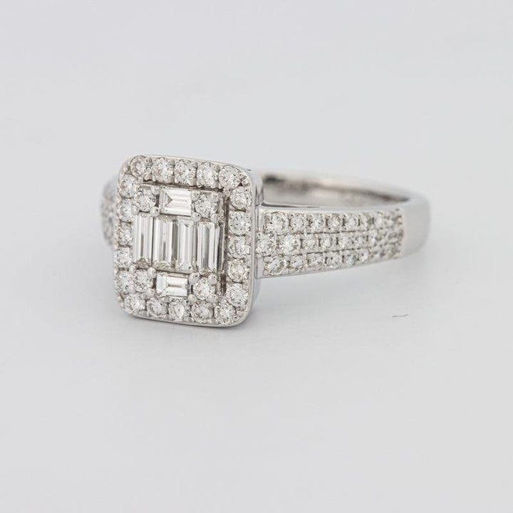 Invisible Halo Square Diamond Ring - ZIZOV DIAMONDS