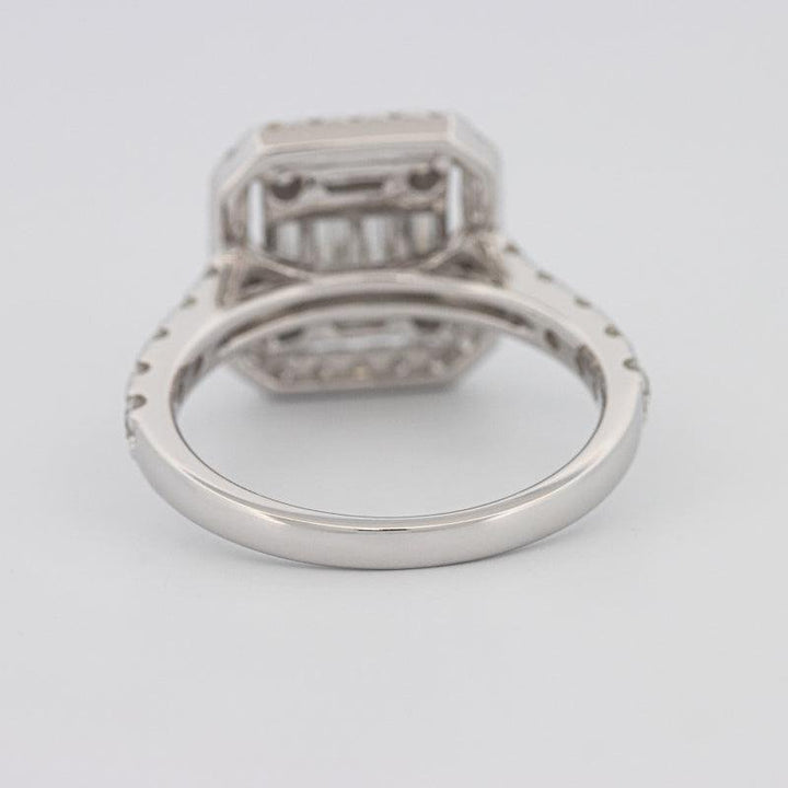 Invisible Halo Square Diamond Ring - ZIZOV DIAMONDS