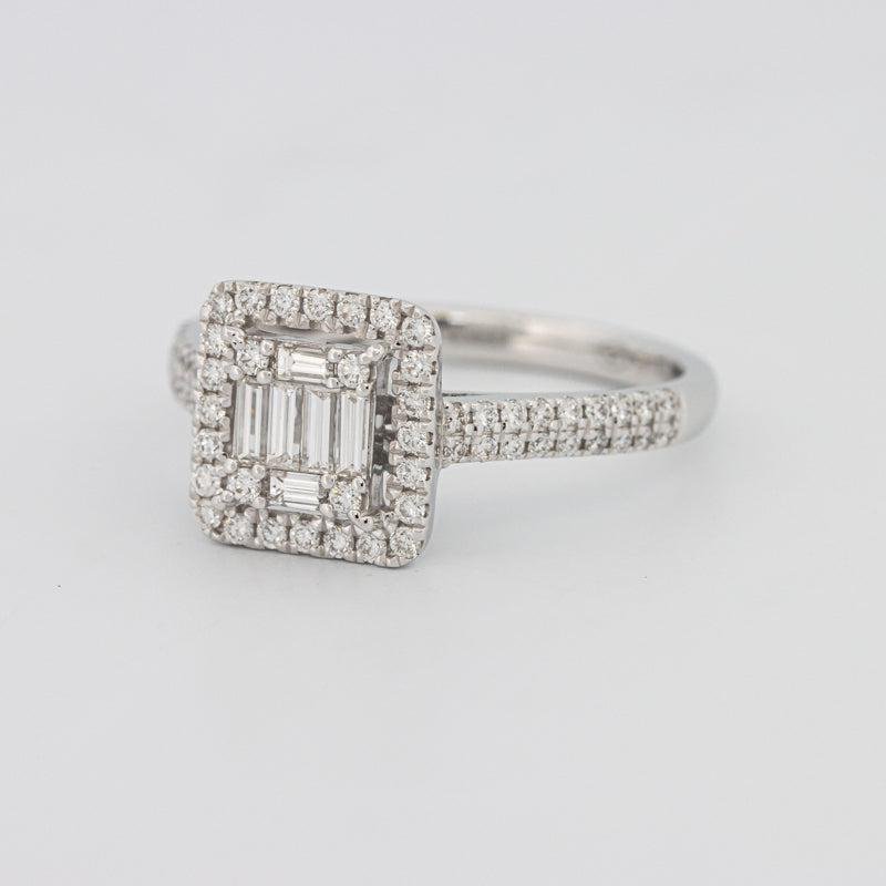 Invisible Halo Square Diamond Ring - ZIZOV DIAMONDS