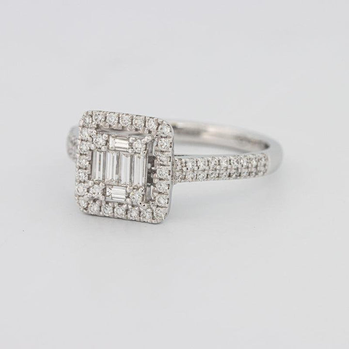 Invisible Halo Square Diamond Ring - ZIZOV DIAMONDS