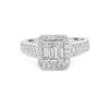 Invisible Halo Square Diamond Ring - ZIZOV DIAMONDS
