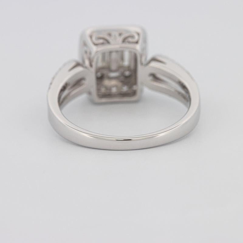 Invisible Halo Square Diamond Ring - ZIZOV DIAMONDS