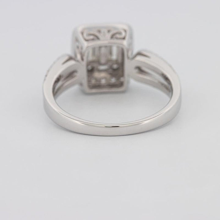 Invisible Halo Square Diamond Ring - ZIZOV DIAMONDS