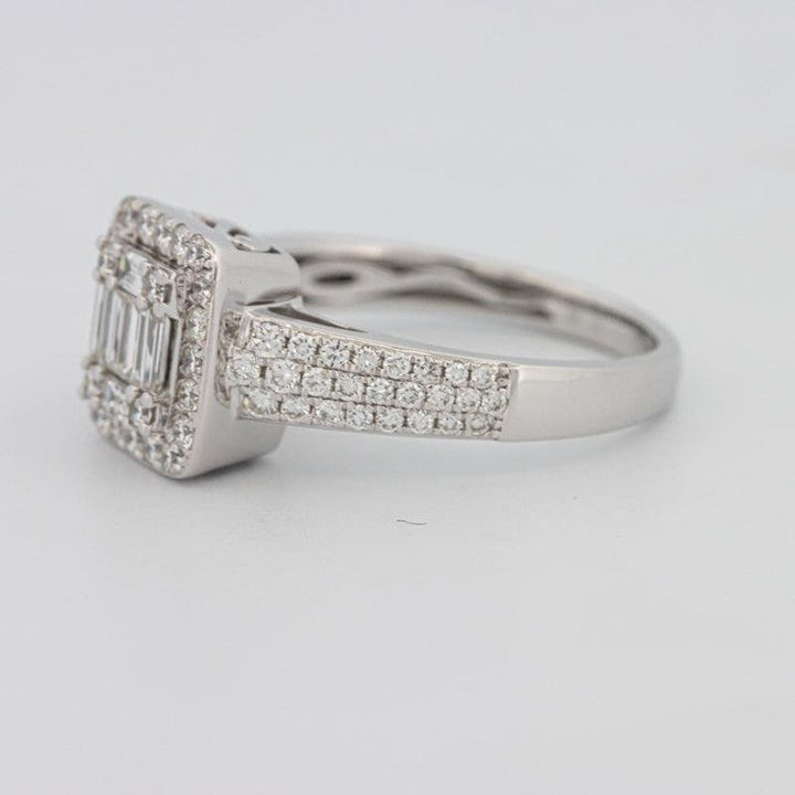 Invisible Halo Square Diamond Ring - ZIZOV DIAMONDS