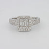 Invisible Halo Square Diamond Ring - ZIZOV DIAMONDS