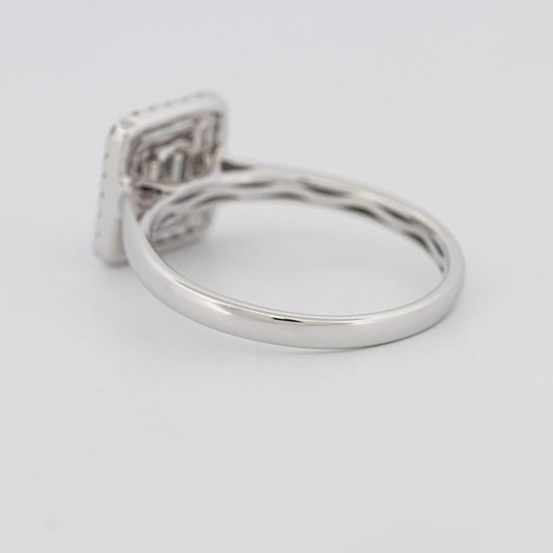 Invisible Halo Square Diamond ring - ZIZOV DIAMONDS