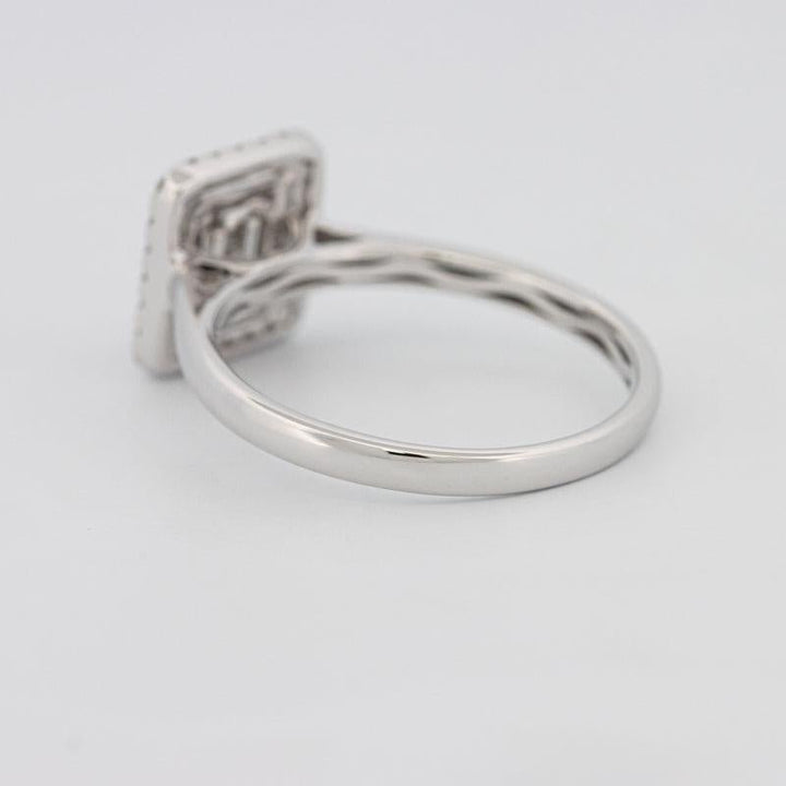 Invisible Halo Square Diamond ring - ZIZOV DIAMONDS