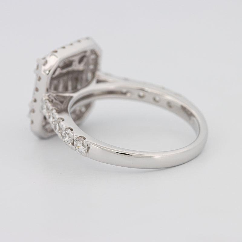 Invisible Halo Square Diamond Ring - ZIZOV DIAMONDS