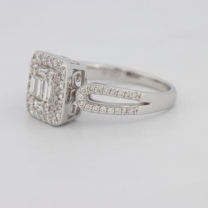 Invisible Halo Square Diamond Ring - ZIZOV DIAMONDS