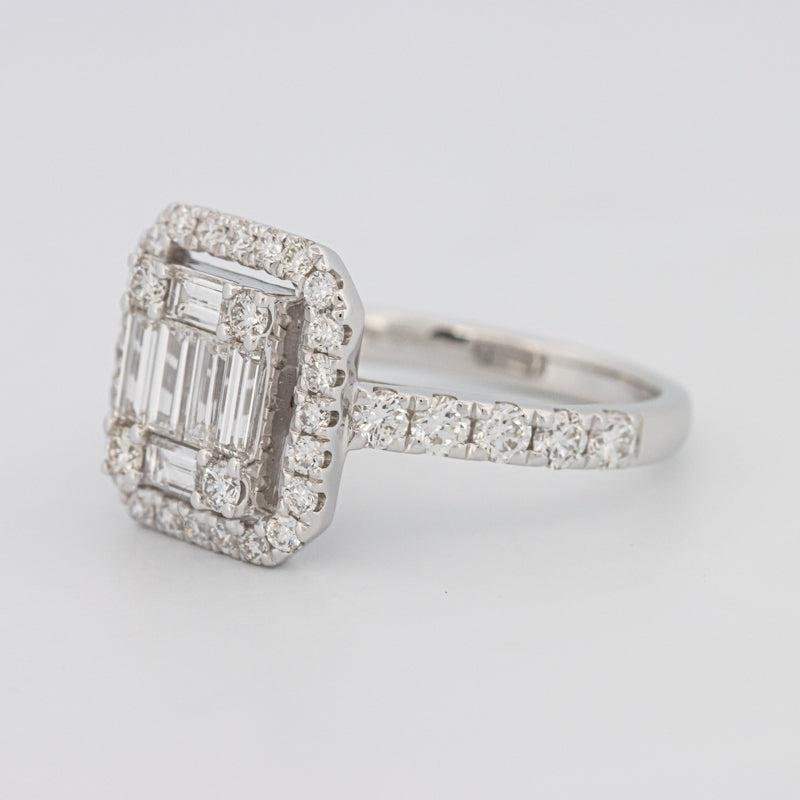 Invisible Halo Square Diamond Ring - ZIZOV DIAMONDS