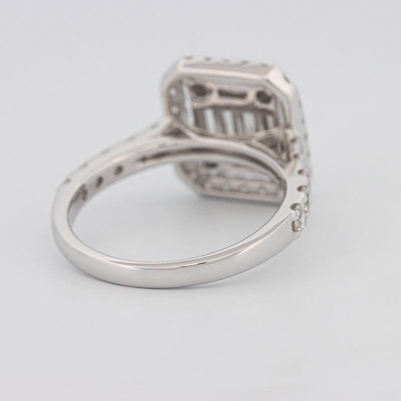 Invisible Halo Square Diamond Ring - ZIZOV DIAMONDS