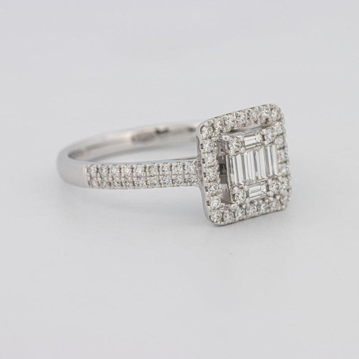 Invisible Halo Square Diamond Ring - ZIZOV DIAMONDS